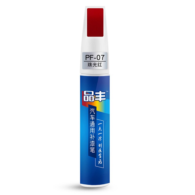 Reparera fyllning färg penna verktyg bil repa reparation agent auto bättring penna bilvård repor clear remover färgvård vattentät bil: Pärlröd