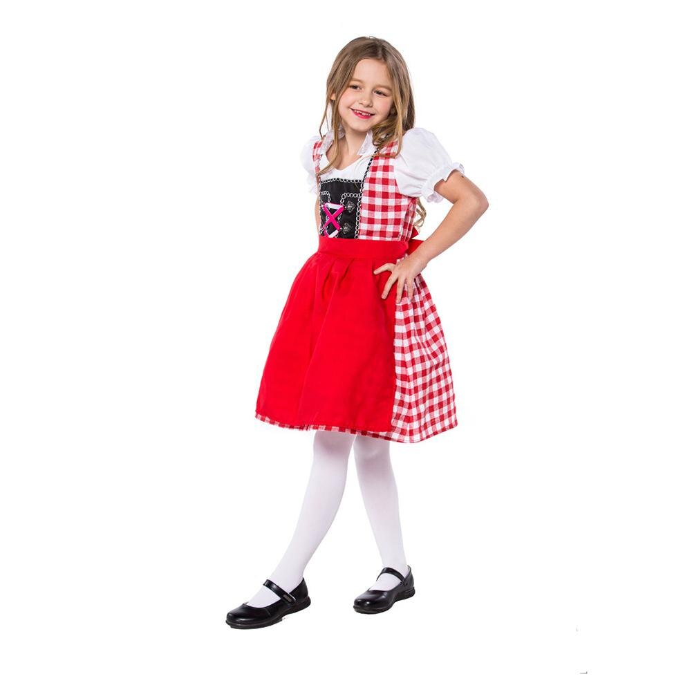 MISSKY niños niña Nacional Bávaro traje Oktoberfest camarera Cosplay traje