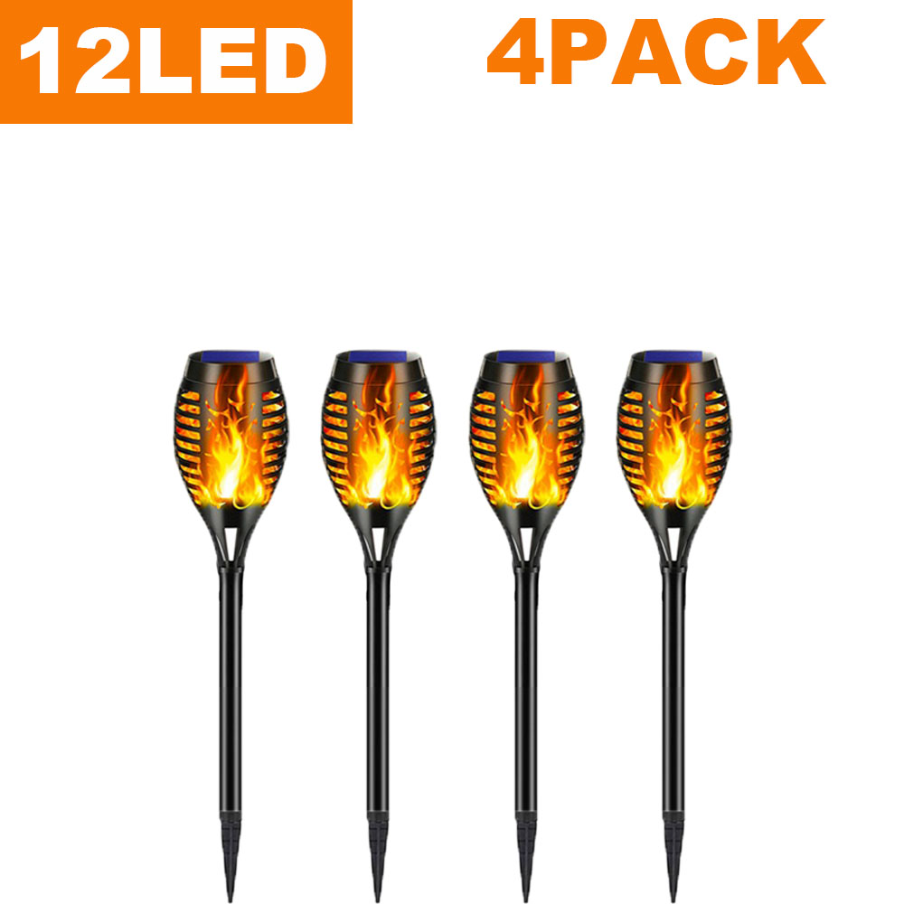 Solarleuchten, flackernde Flammen, Taschenlampen, wasserdicht, für den Außenbereich, Landschaftsdekoration, Lichter für Hof, Garten, Weg, Auffahrt: green