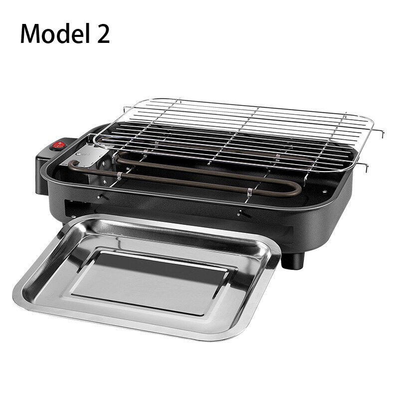 Barbecue à Raclette électrique 1000W, antiadhésif pour 2 à 4 personnes, grille, sans fumée, poêle, appareil de cuisson, 220V: Model 2