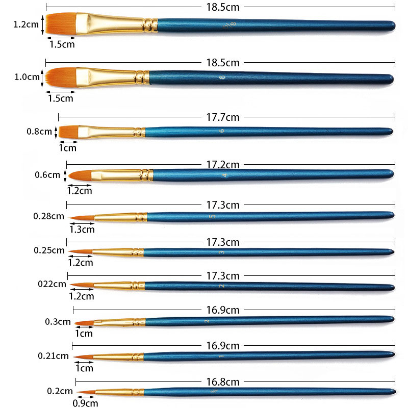 Pincel de arte para decoración de polos, herramientas para hornear, accesorios multifunción para glaseado, pinceles de pastelería, Fondant, pintura de pasteles