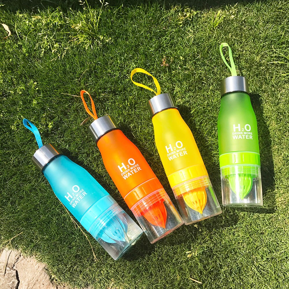 650 Ml Water Fles Plastic Fruit Infusie Fles Zetgroep Drinken Outdoor Sport Sap Citroen Draagbare Waterkoker Reizen Draagbare