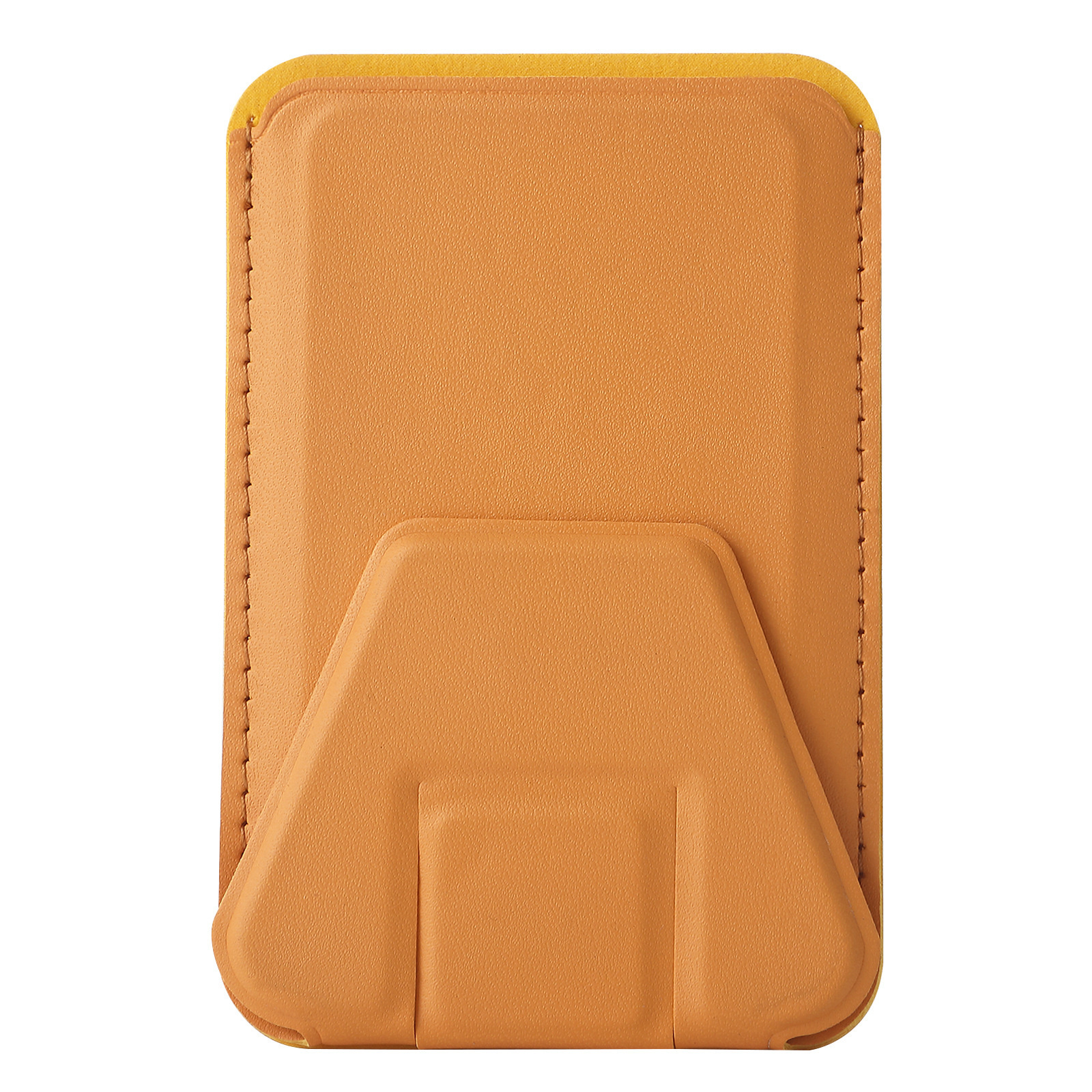 Magnetisk læderpung med skindstativ, magsafe-etui til apple iphone 15 14 13 pro max, magsafe-etui, kortholder, lomme, cover: Lysegrøn