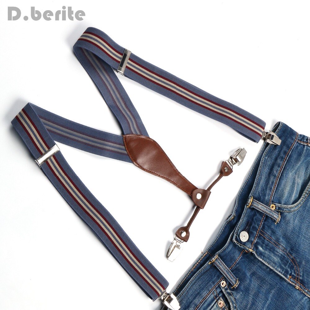 Accessoires Riemen & bretels Bretels Bordeaux skinny elastische broekbeugels clip op // Handgemaakte verstelbare elastische heren bretels 