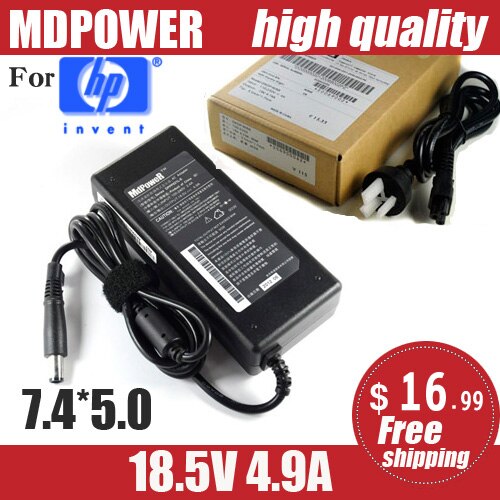 Mdpower Voor Hp 18.5V 4.9A 90W Laptop Ac Adapter Oplader