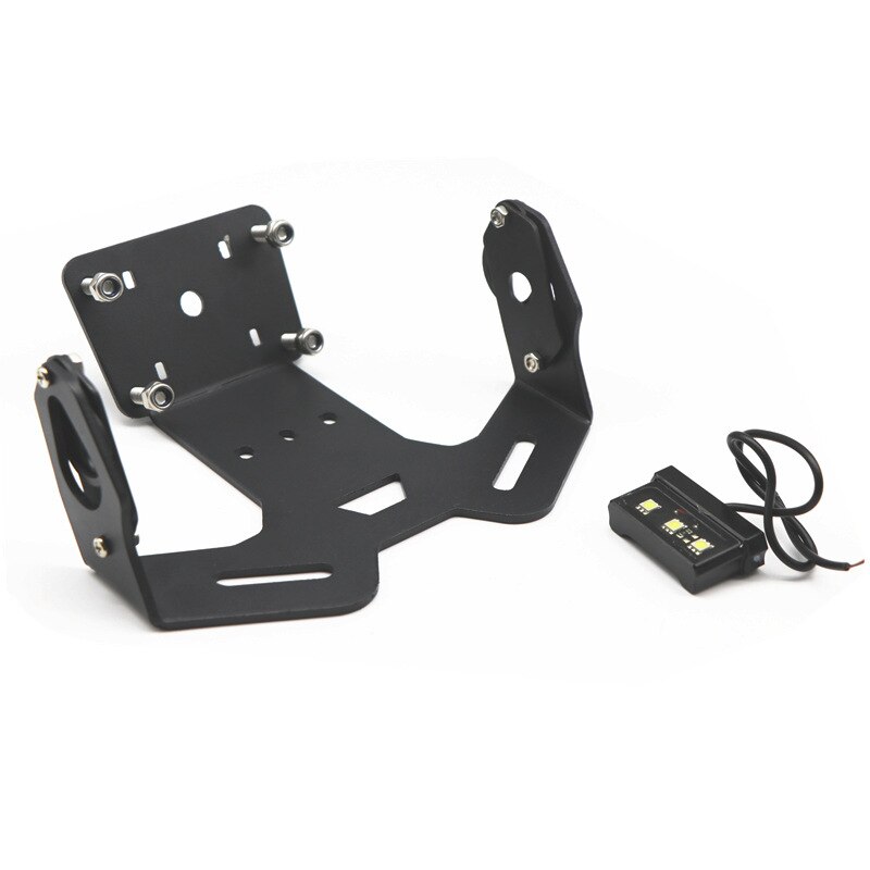 Soporte de placa de matrícula para motocicleta soporte de luz LED apto para YAMAHA R25 R3 MT-25 MT-03