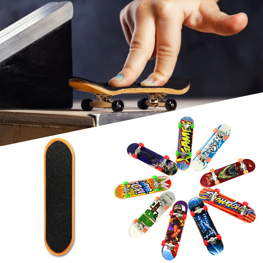 Mini finger skateboarding fingerboard legetøj finger scooter skate boarding klassisk chic spil drenge skrivebord legetøj britthday