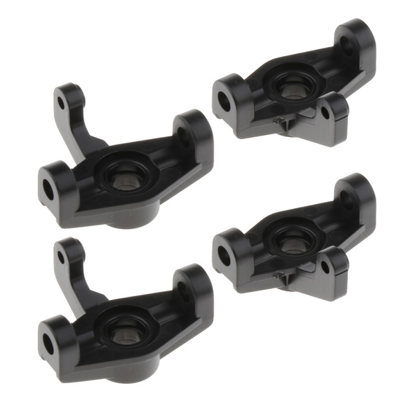 4 pcs 1/14 rc car plastic front hub carrier upgrade parts for wltoys 144001: Default Title