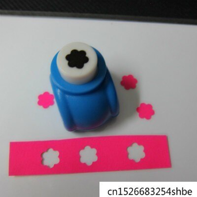 1/pcs Mini Craft Heart Punch Machine Scrapbooking Handmade Cut Card Hole Puncher For Diy Paper Shaper Cutter Furador Eva: Six Petal Flower