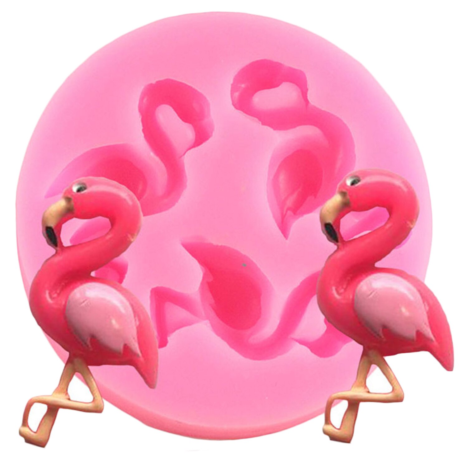 Moule en Silicone flamant rose, fleur, tortue, feuille, chocolat, Fondant, fête d&#39;été, outils de décoration de gâteaux, résine, argile