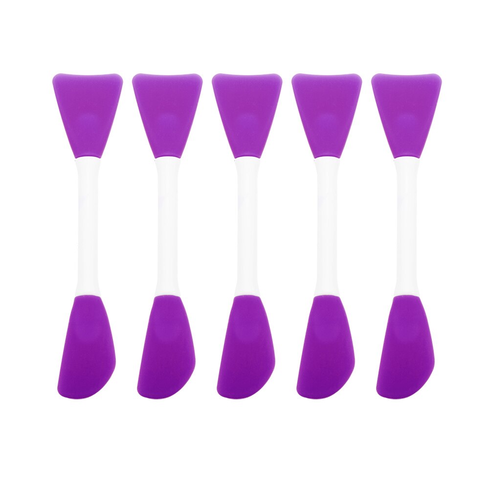 Spatule en silicone souple multifonctions pour arts créatifs, 2/5 pièces, brosse pour remuer, étaler ou verser colle, poudres et résine époxy dans son moule, facile à nettoyer