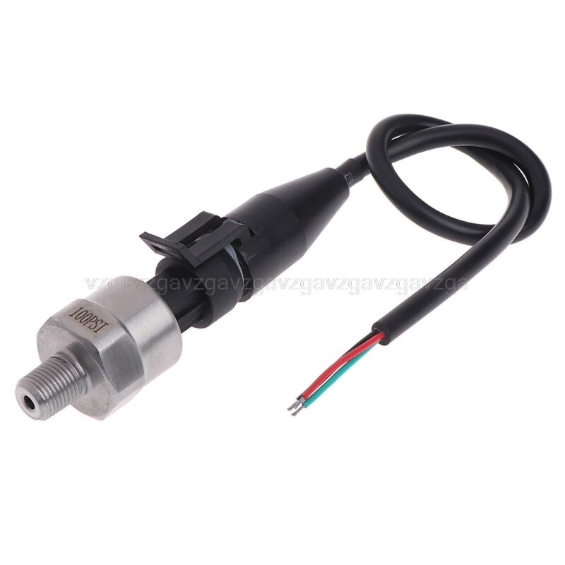 Produktbild von Jectse Druckaufnehmer – DC 5V – 100 PSI – 1/8″ NPT – Edelstahl – Für Öl, Kraftstoff, Wasser & Luft – Kleine Bauform