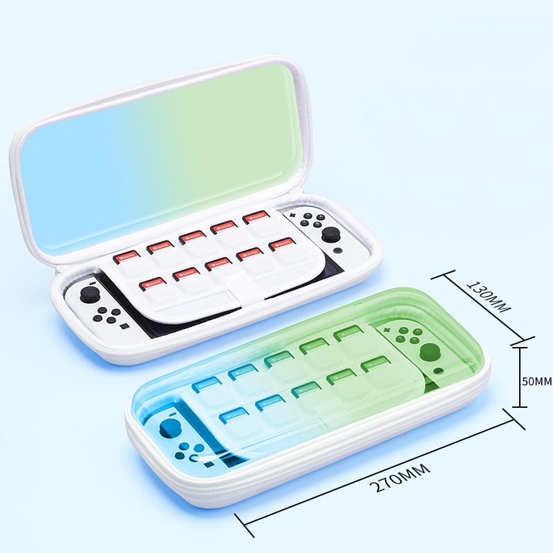 2022 Crystal Hard Shell Case for Nintend Switch OLED Carrying Storage Bag for Nintendo Switch Console Joycon Game Accessories: F