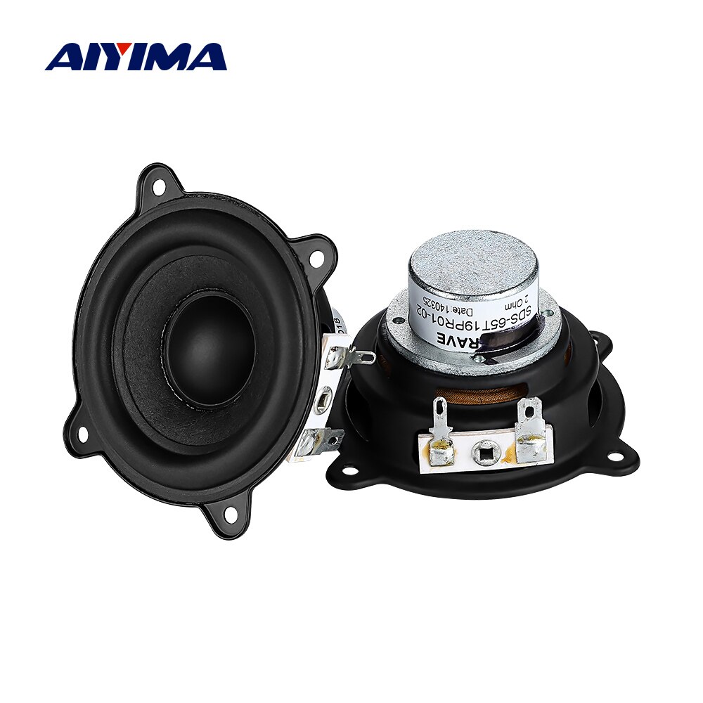 Aiyima 2 Stuks 2.5 Inch Bass Speaker 2 Ohm 15W Audio Sound Woofer Luidspreker Voor Beats Pill Xl Luidsprekers