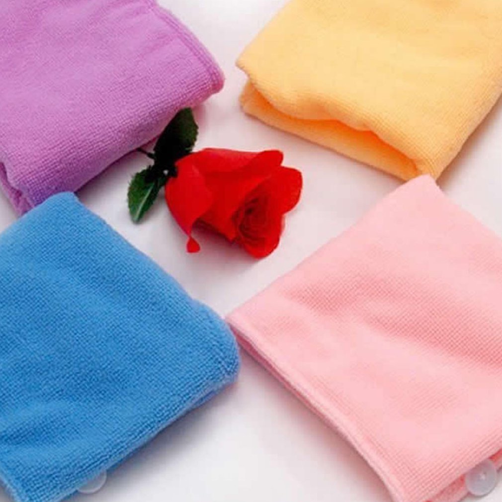 1 pcs Hair Dryer Shower Cap Absorbent Microfibre Quickly Dry for Bathroom Dryer Towel Hat Turban Head Wrap Bathing Tools