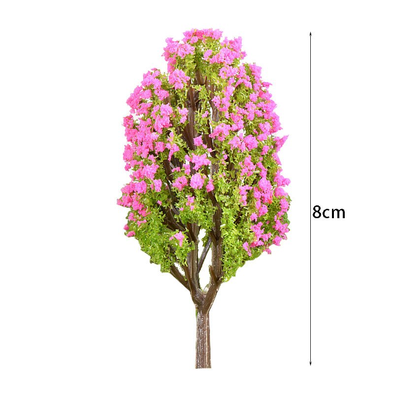 1pc mini tre kunstig hage miniatyr harpiks håndverk hjemmedekorasjon mikro landskap bonsai plante: Stil 012