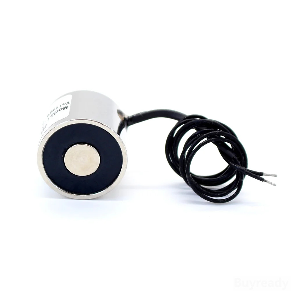 Podnoszenie 5KG 50N 25/20 Mini elektromagnes DC 6V 12V 24V 36V elektryczna cewka silny zasysacz trzyma elektromagnes