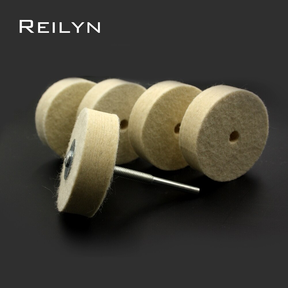 Wol Polijstschijf 75Mm Polijstschijf Wol Polijsten Roller Dremel Rotary Tool