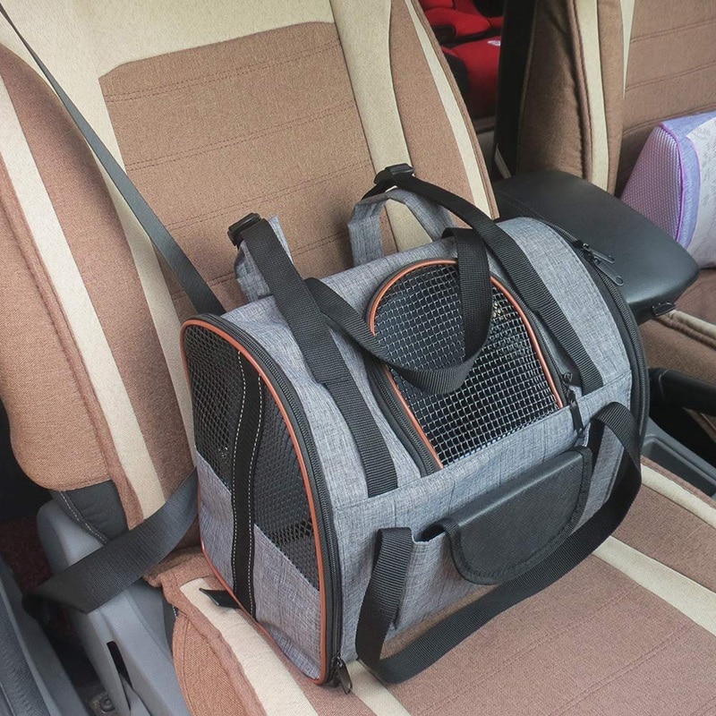 Transportadores de mochila para gatos, mochila transparente para perros, Transportín de Gato con ventilación, aprobado por la aerolínea, mochilas de viaje para mascotas para gatos y perros