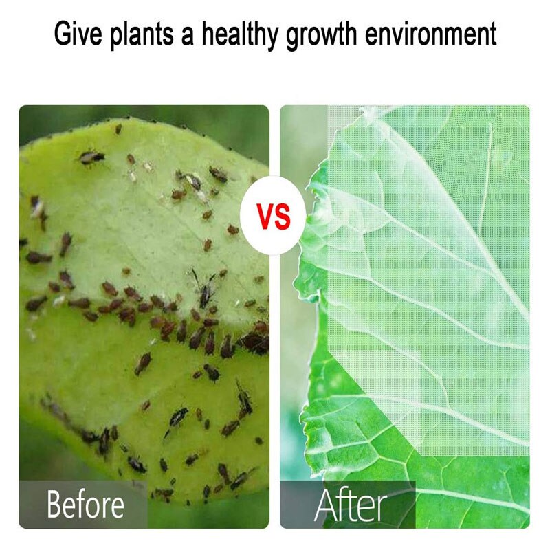 2pcs Insect Net With Drawstring Insect Bird Barrier Netting Mesh Garden Bug Netting Plant Cover Protect Plant Garden Net