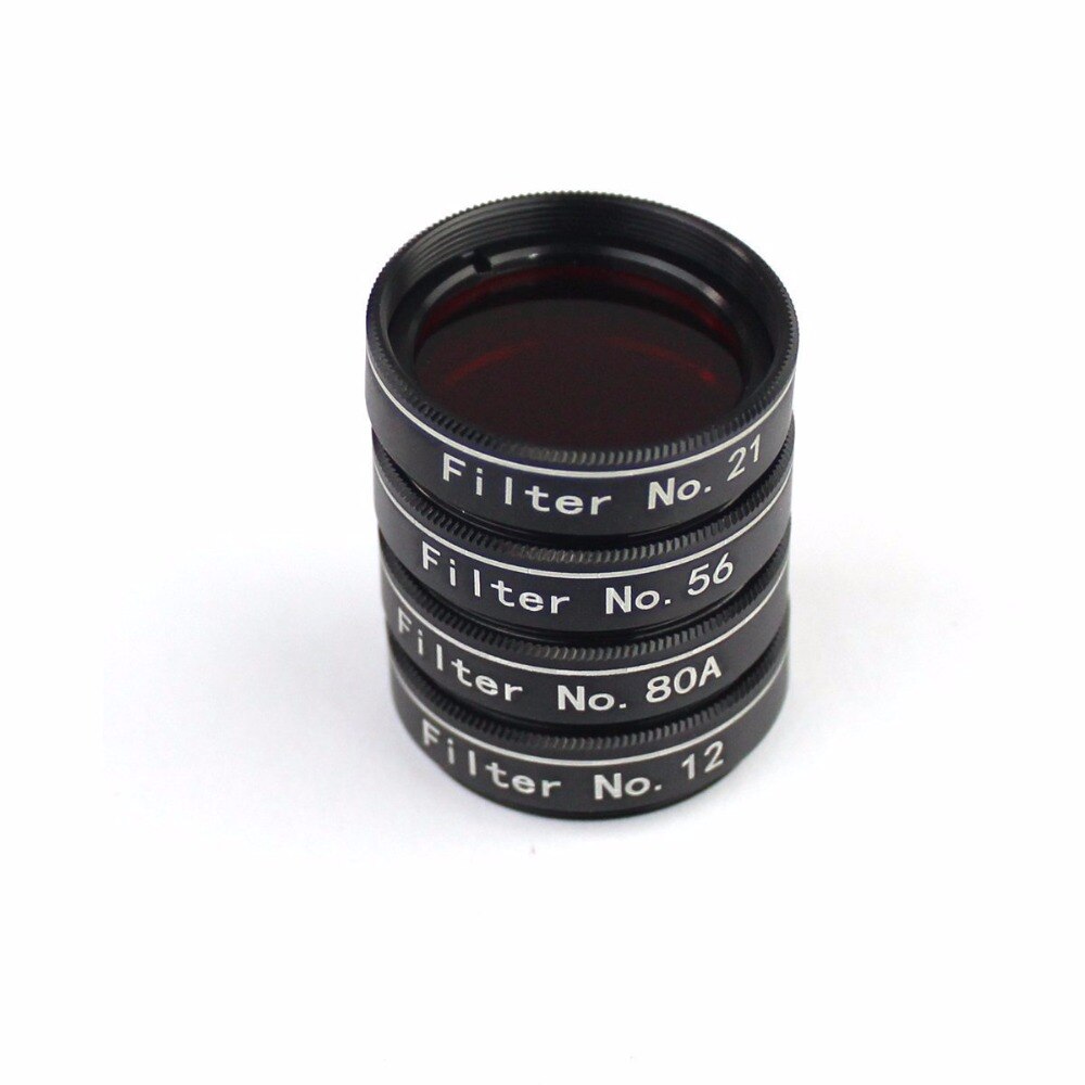 1.25 inch 4pcs Telescope Filter glass nebula filters Set Astronomical Telescope oculares