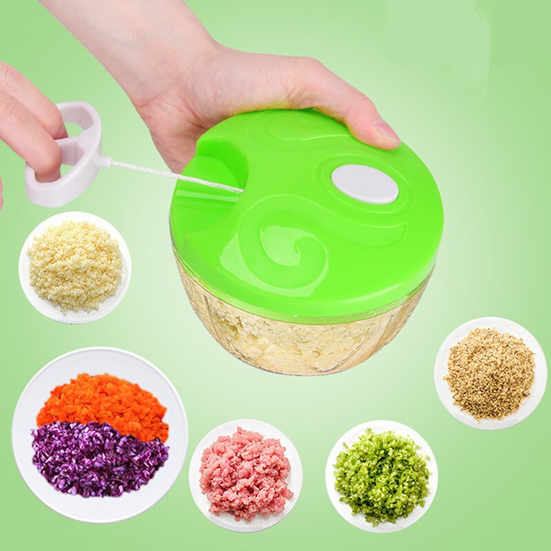 Manual Food Chopper Household Vegetable Chopper Shredder Multifunction Food Processor Meat Machine Crusher Blender