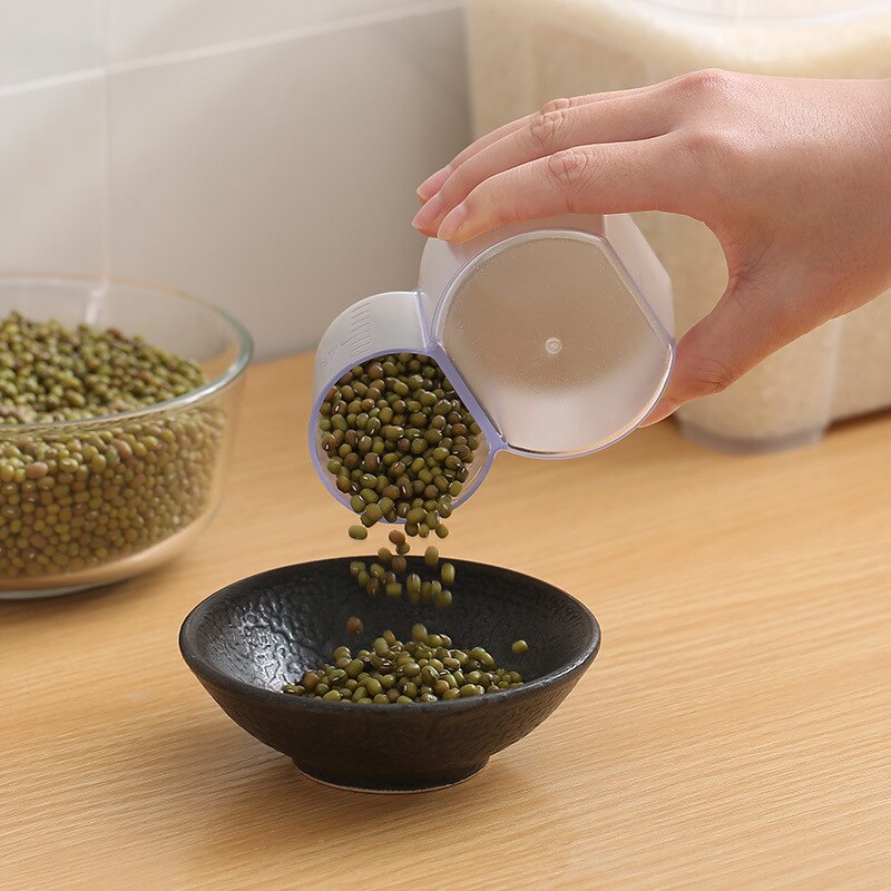 Rice Measuring Cup Clear Plastic Electric Cooker Rice Cooker Replacement Cups Rice Cup Kitchen Supplies Rice Spoon Cookice