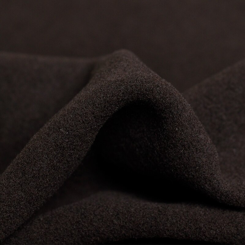 Pearlsilk Coffee Soft Wollen Wool Fabrics Wool Garment Materials Autumn Women Jacket Coat Sewing Cloth Tailor