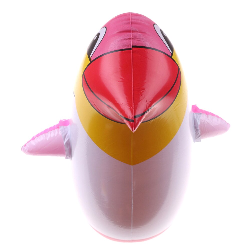 Inflatable Penguin Tumbler Roly-poly Toy Tumbler Penguin Toy Squeezed Call With Sound PVC Inflatable Toys 36cm