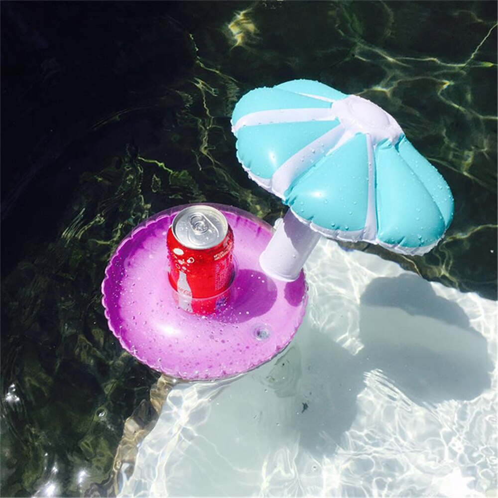 20 stk / lot mini søde fanny legetøj rød flamingo flydende oppustelig drink kopholder svømning badning strand fest børn legetøj boia