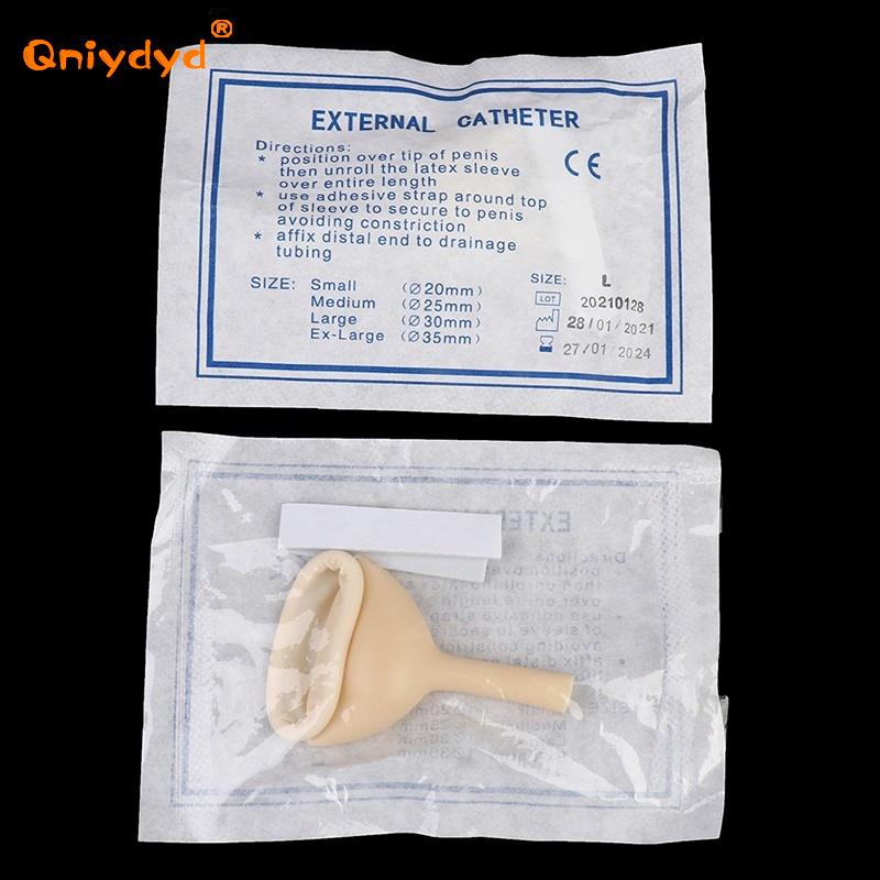 Cathéter externe médical stérilisé pour homme, 1 pièce, collecteur d'urine en latex