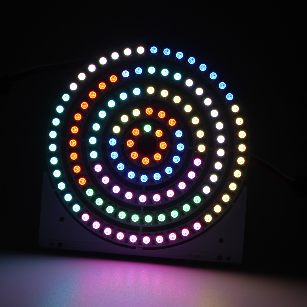 1pcs WS2812B LED Ring 8/16/24/35/45 Bit LEDS SK6812 ws2812b WS2812 5050 RGB Addressable Pixel LED Module Strip Light DC 5V