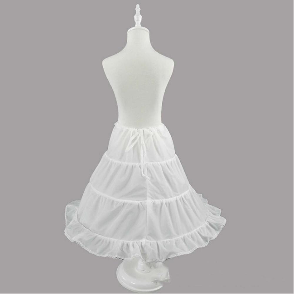 ANTI A-line 3 Hoops Children Kid Dress Bridal Petticoat Crinoline Underskirt Wedding Accessories For Flower Girl Dress