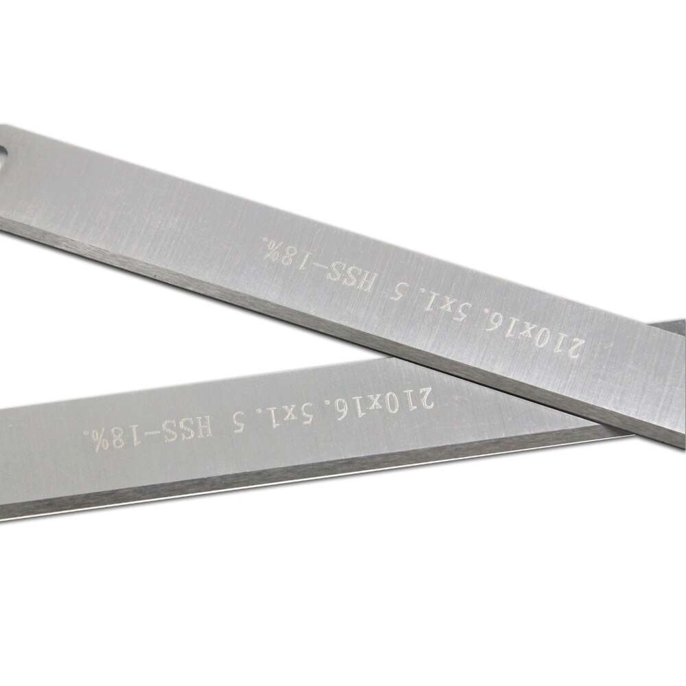 FOXBC – lames de raboteuse HSS 210mm, 210x16.5x1.5mm, pour ATIKA ADH 204 TYP2, couteau de raboteuse 8 pouces, pièces d&#39;outils pour le travail du bois, 2 pièces
