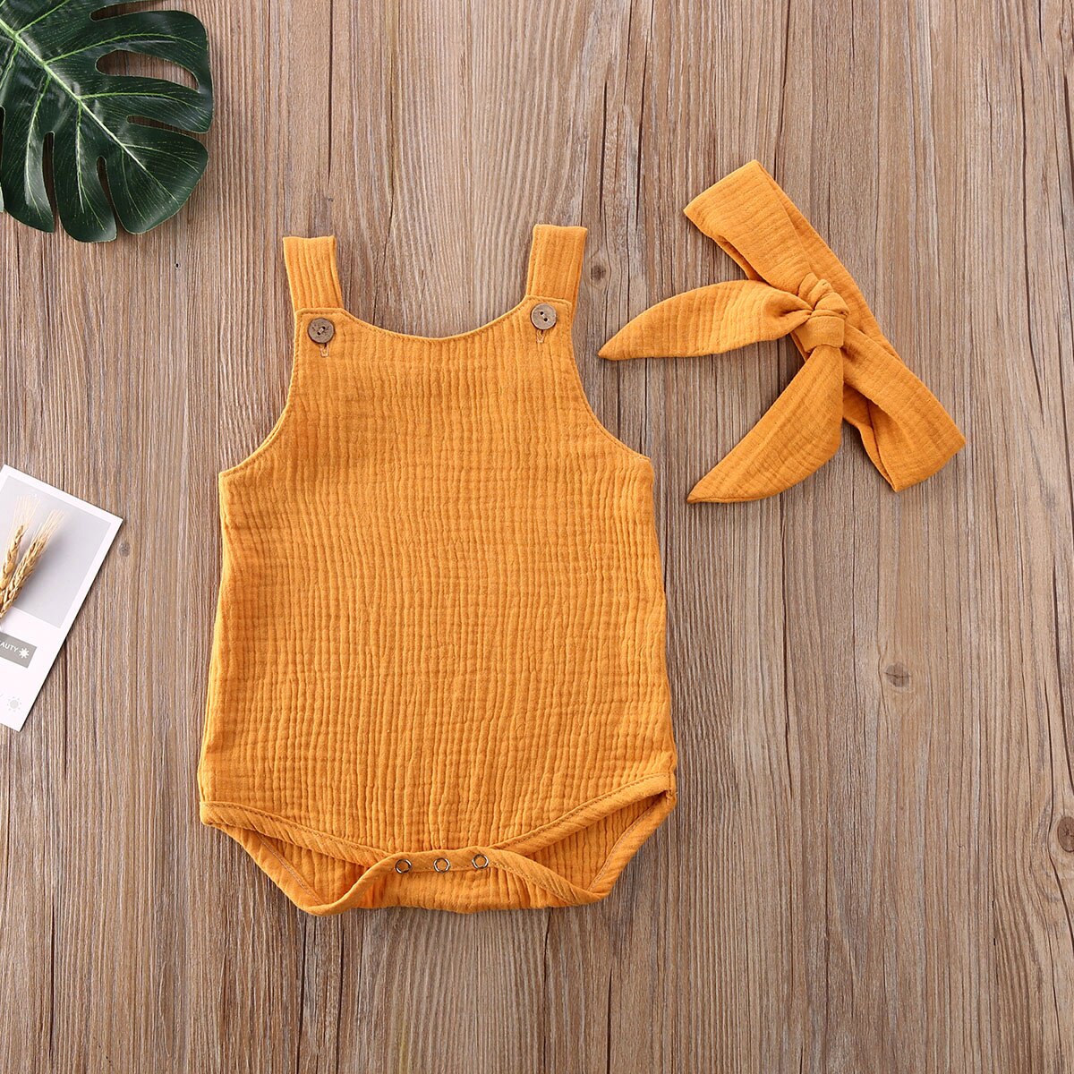 0-24M Peuter Baby Baby Meisjes Jongens Playsuit Kleding Set Zomer Kleine Baby Mouwloze Bodysuits Jumpsuit Sunsuit Outfits: Geel / 6m