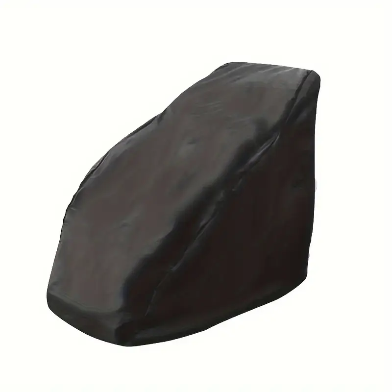 1pcs Black Polyester Massage Chair Cover, 210D Oxford Fabric, UV and Scratch Resistant with Stretch Fastener Recliner dust cover
