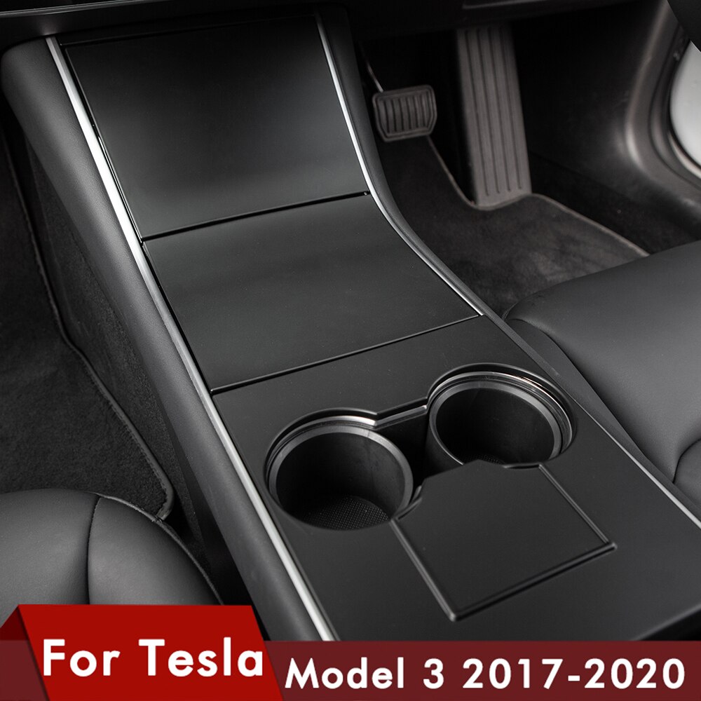 Heenvn Modely Model3 Beschermende Centrale Interieur Accessoires Voor Tesla Model 3 Carbon Fiber Abs Voor Tesla Model Y Auto Drie