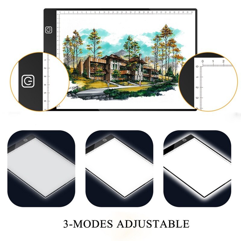 A4 LED Copy BoardLight Tracing Drawing Display Copy Pad Table Box for Artists, Drawing, Animation, Sketching, Designing
