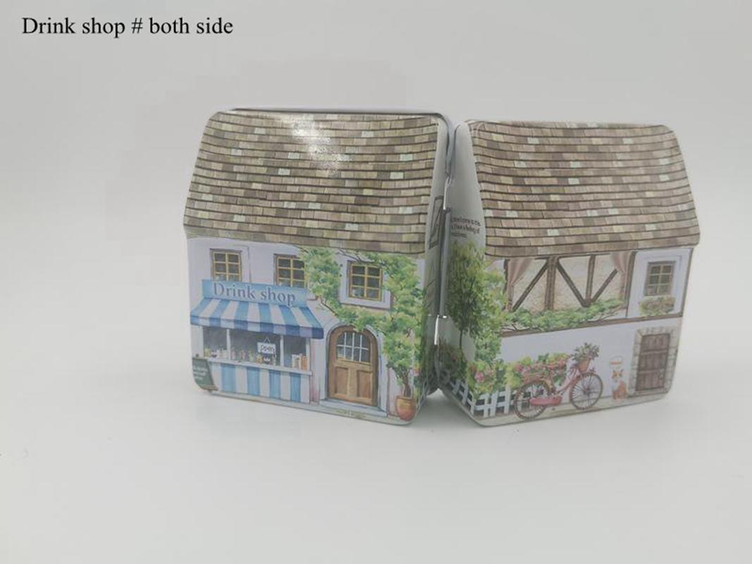 Hochzeit Party Kasten Haus bilden Mini sammeln Zinn Kasten Süssigkeit Backen Kekse Keks fallen Dekorationen für Haus: Getränk Einkaufen