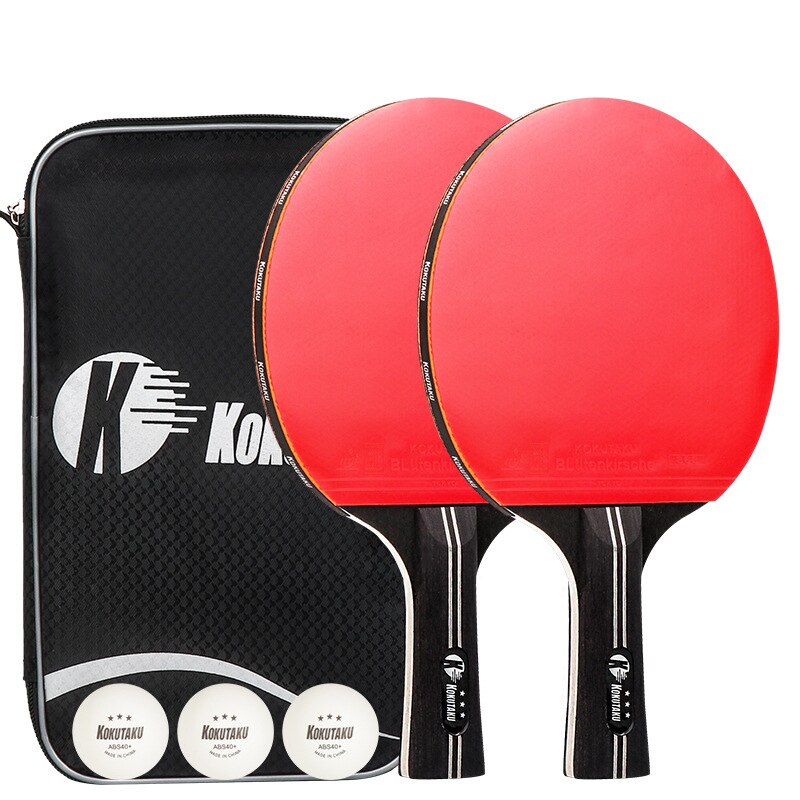 Professionele Offensive Tafeltennis Blade Fl Handvat Ping Pong Bat Gemonteerd Puistjes In Pingpong Rubber