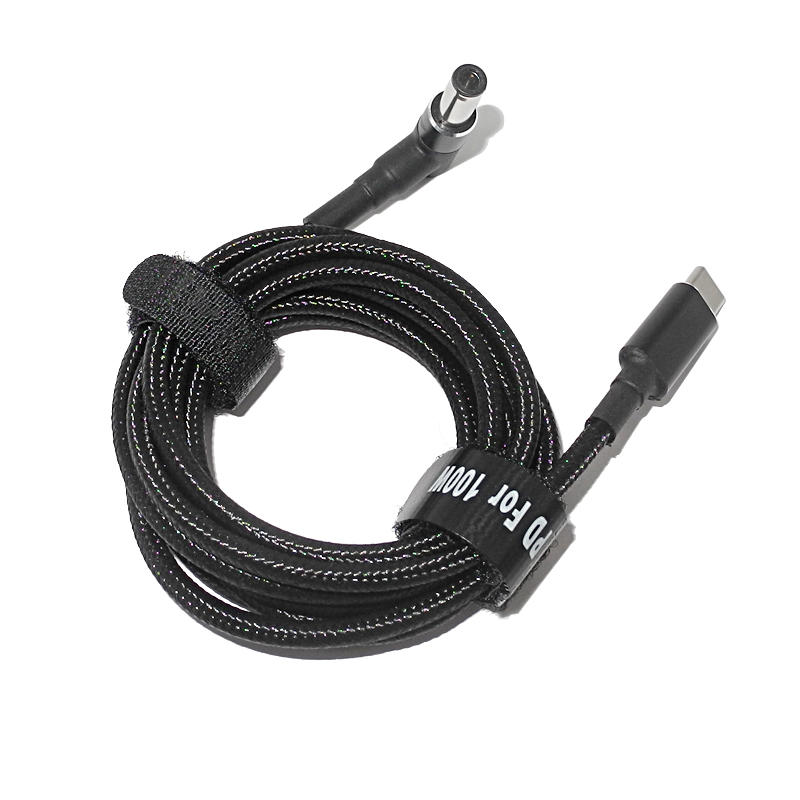 USB C to Laptop Charging Cable Adapter Male Type C to 6.0x3.7mm Converter 100W PD Fast Charging for AsusTUF Gaming Power Cable