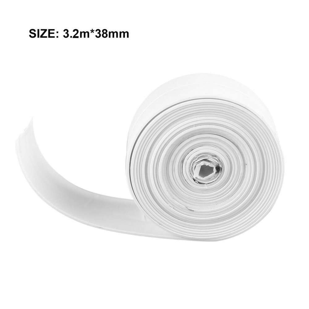 Schlecht Aufkleber Dusche Waschbecken Schlecht Abdichtung Streifen Band Weiß PVC Selbst klebstoff Wasserdichte Zauberstab Aufkleber für Schlecht Küche
