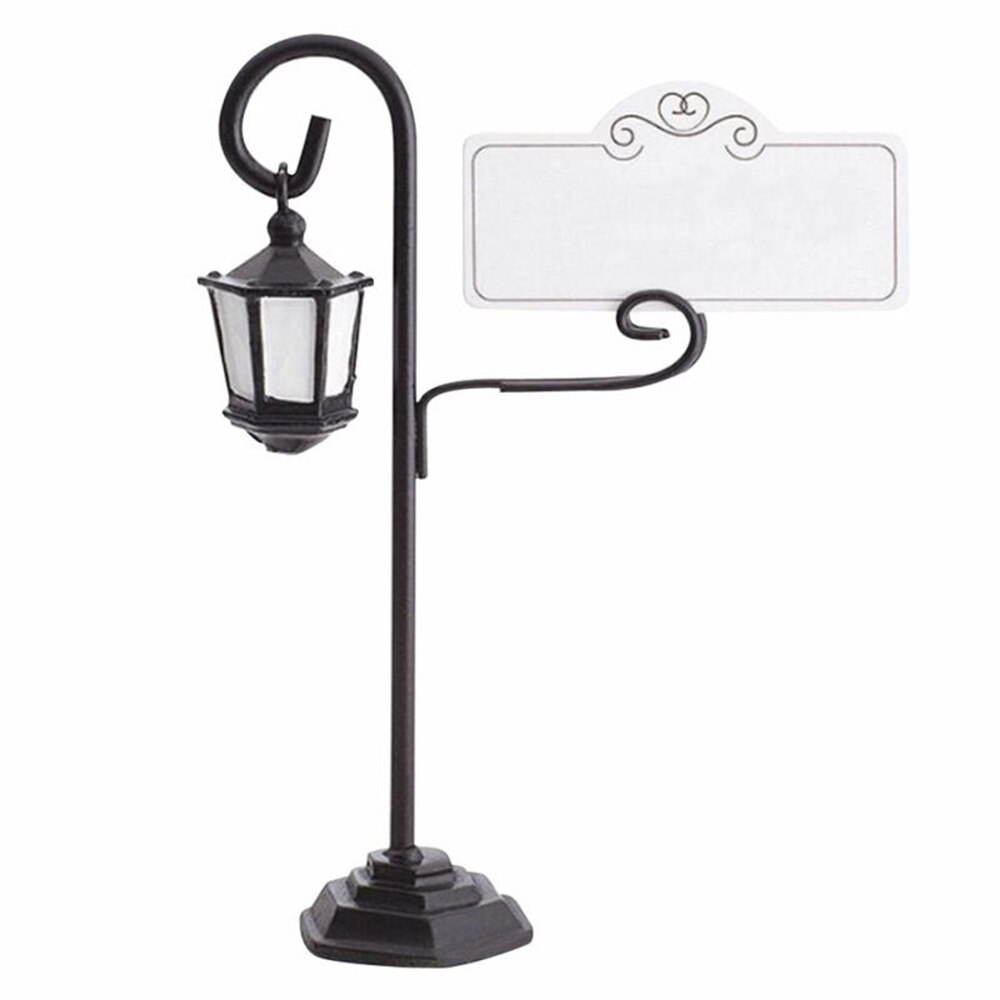 1pc Streetlight Shape Wedding Favors Party Supplies Decoration Reception Clip Number Place Cards Name Holder Seat Card: Default Title