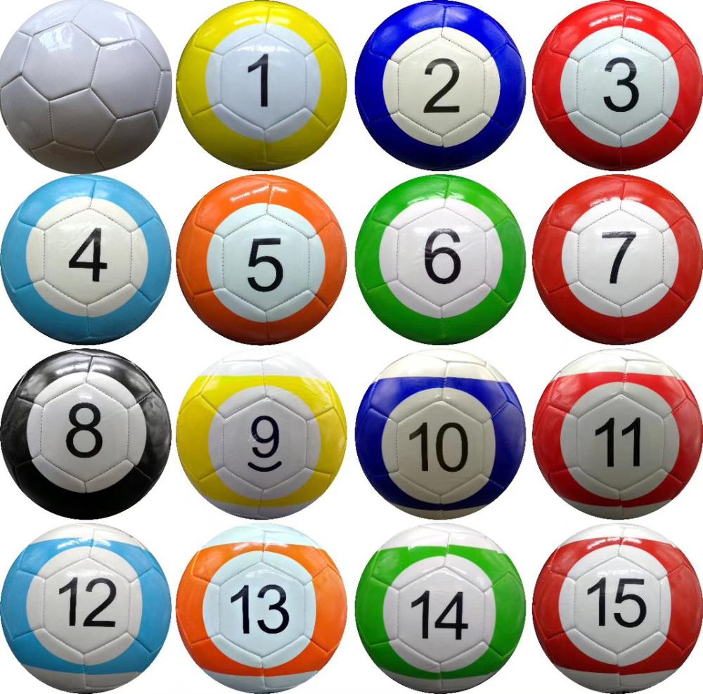 3# Gaint Snook Ball Snookball Snooker Billiards Soccer 8 Inch Game Huge Pool Football Include Air Pump Soccer Toy Poolball