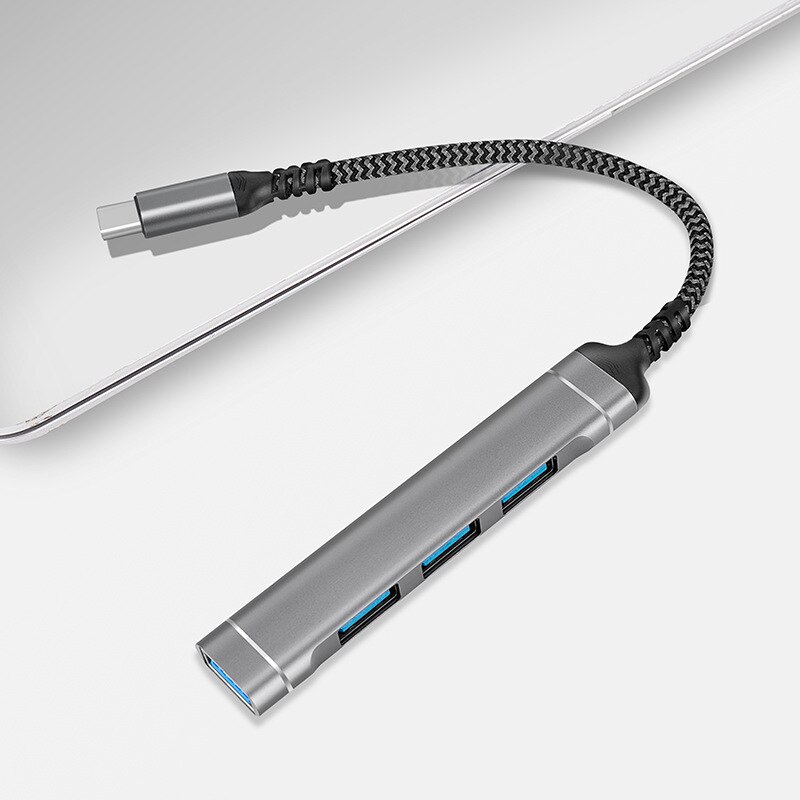 4-Port USB HUB Ultra Slim Daten Hub Typ-c HUB für Macbook, mac Pro/mini,iMac, Oberfläche Pro,XPS,Notebook PC,USBC HUB