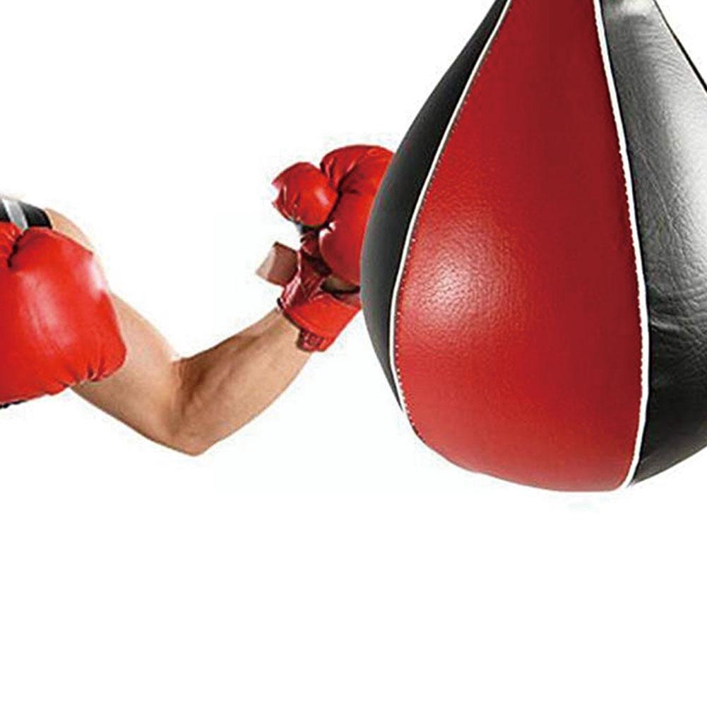 1pc Pear Boxing Bag Training Speed Balls For Mma Muay Thai Punch Fitness Sports Equipment Training Pu Hanging Punching Ball H5s7