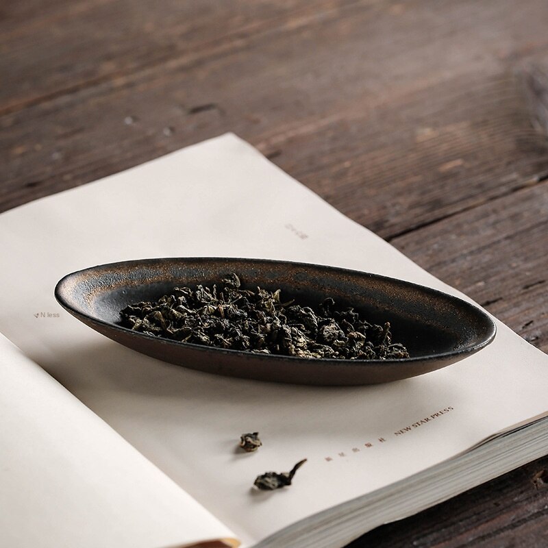 Cerâmica queima de madeira tsp novo chinês retro forno artesanal ferro cozido esmalte kung fu chá conjunto cerimônia acessórios porcelana