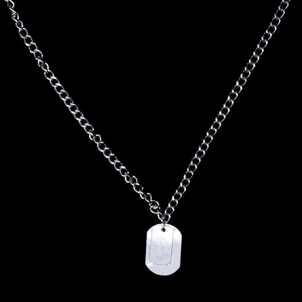 Vintage Kreuz Kette Anhänger Punk Hüfte Hüfte Silber Farbe Metall Multi-schicht Rock Lange Kette Halsketten für Frauen Party schmuck: C-tag