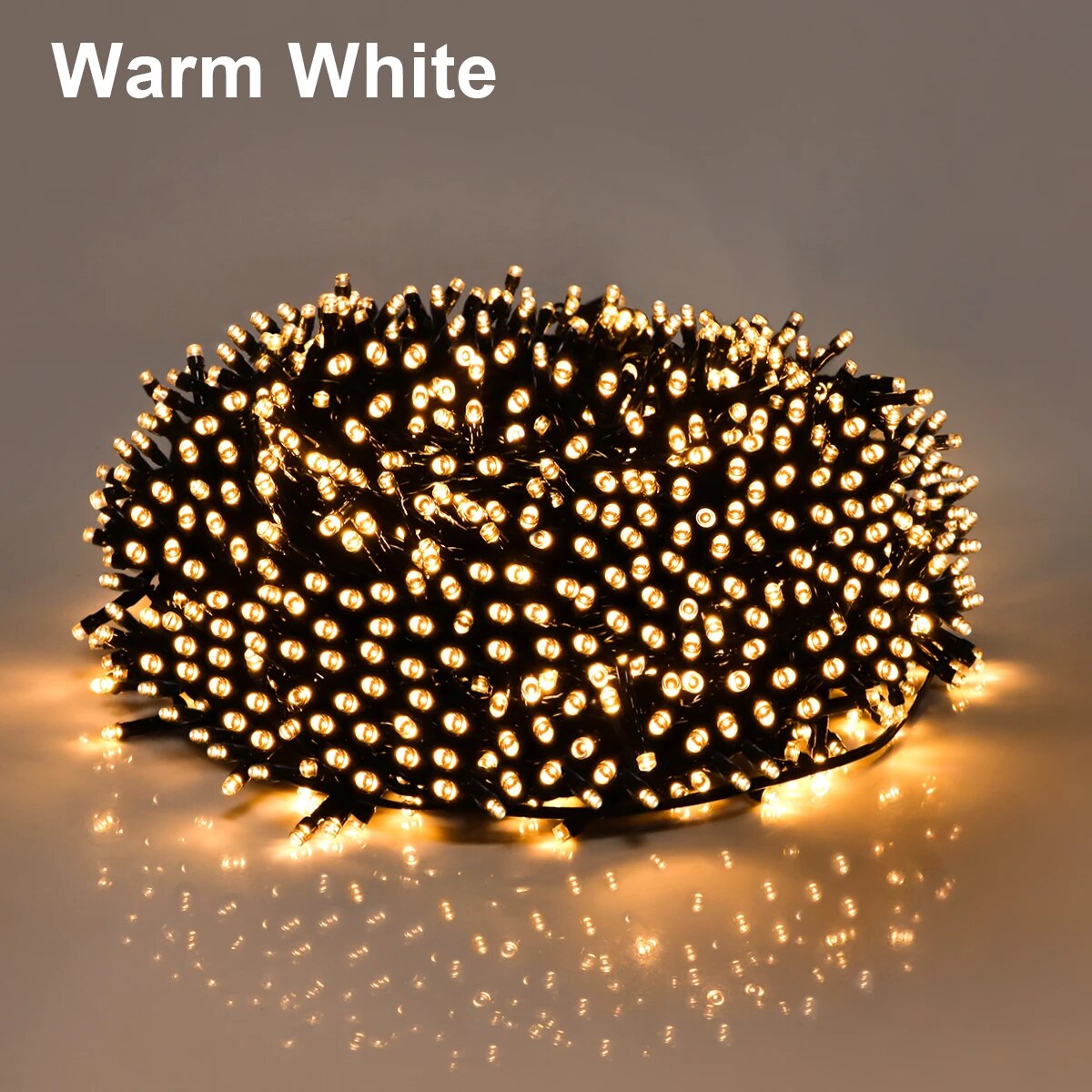 50M 100M Christmas LED String Lights 220V Outdoor Waterproof Garland Fairy Light For Marry Garden Street Lawn Decoration: Warm White / O