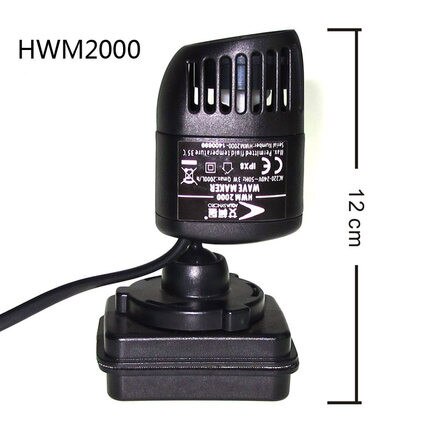 Resun HWM-2000/4000/6000 Marine Aquarium Fish Coral Tank Wave Maker Pump with Magnetic Basement: HWM2000 3W